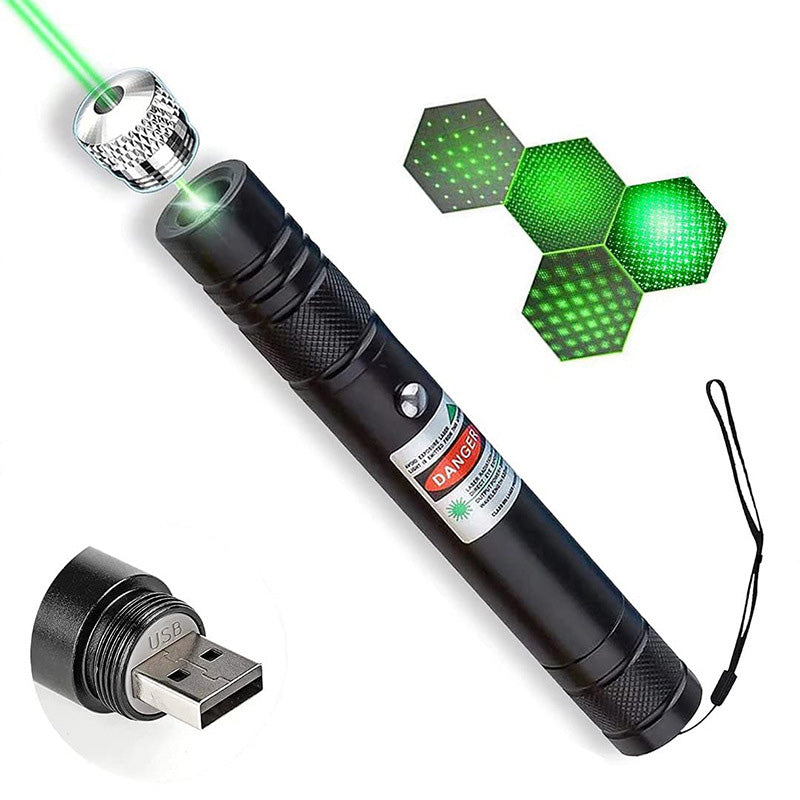 đ„HOT SALEđ„USB-uppladdningsbar laserficklampa med hög effekt