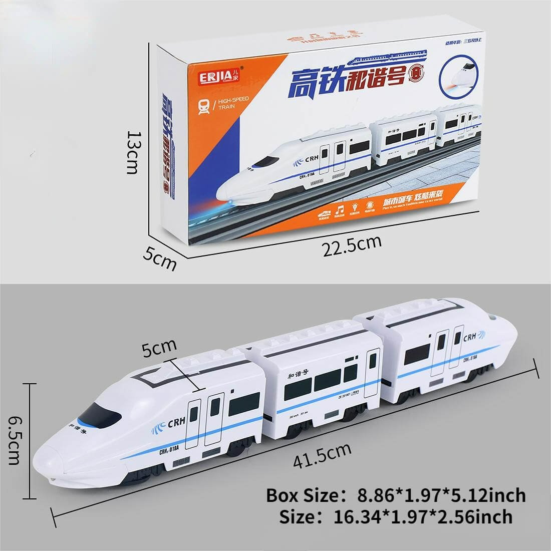 đČHot Saleđ„Elektriskt universaltĂ„g för simulering av höghastighetstĂ„g Harmony Train Toy