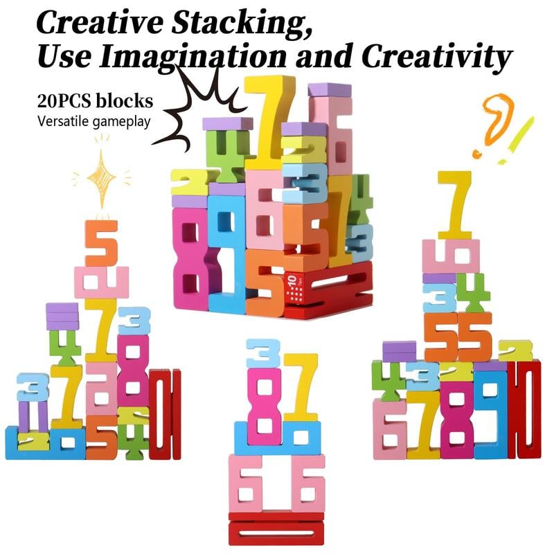 đ„2025 New Hot Products-50% OFFđ„Montessori-inspirerade nummerblock i trĂ€ - frigör ditt barns potential!