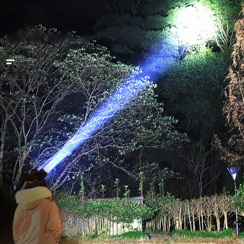 Superljus uppladdningsbar och högeffektiv pannlampa