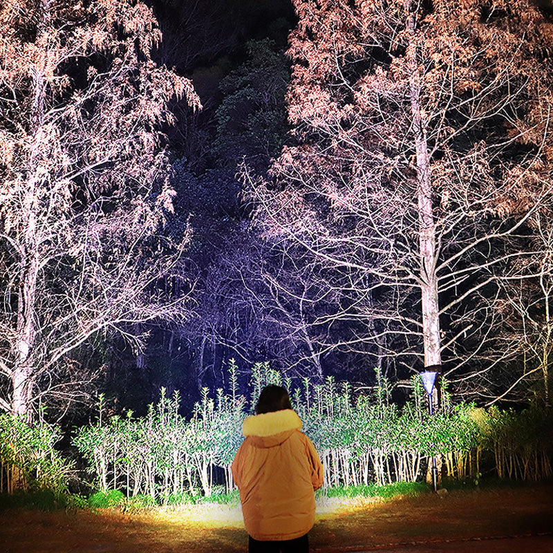 Superljus uppladdningsbar och högeffektiv pannlampa