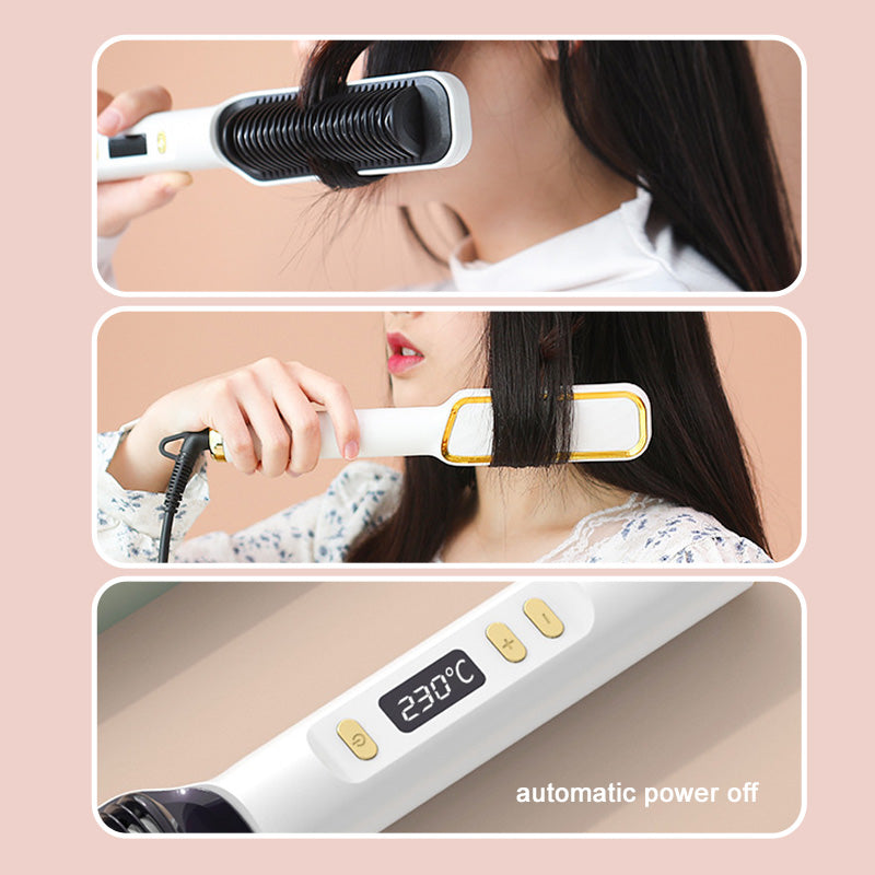 ✨2025 Pro Steam Straightener Brush-Ultimat återfuktning av håret och 3X snabbare uträtning
