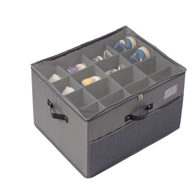 đ„FörvaringslĂ„da för skor i tyg