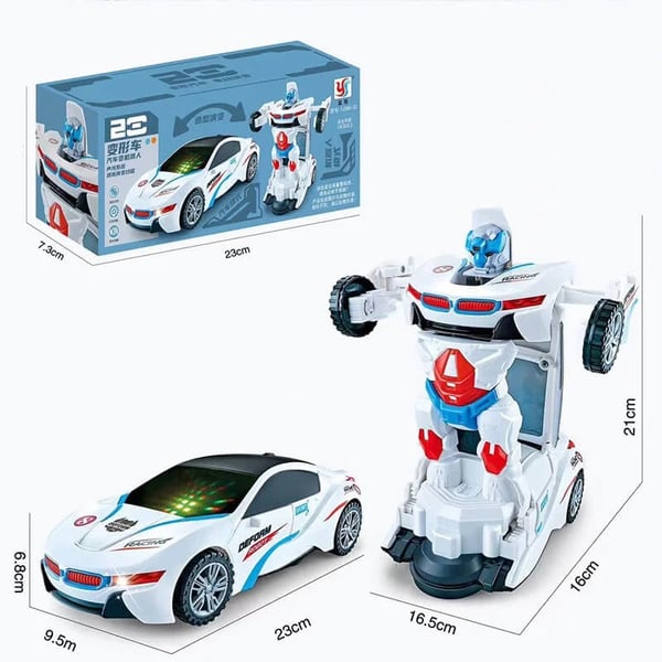đ„2024 HOT SALEđ„Elektrisk Universal Deformation Police Toy Car
