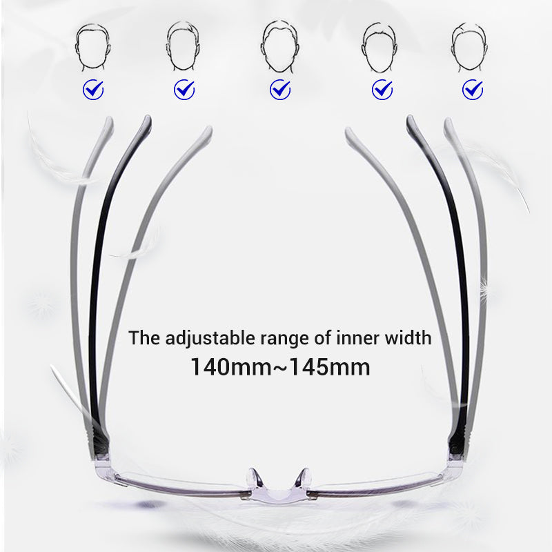 đ„Rea 66% rabattđMode progressiva multifokus lĂ€sglasögon Anti-Blue Ray-lĂ€sare för datorarbete, bilkörning, utomhus