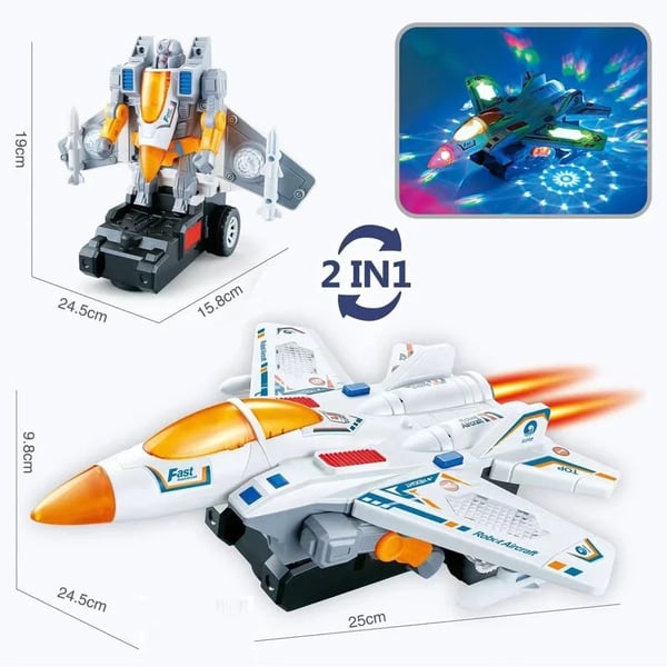 đ„2024 HOT SALEđ„Elektrisk Universal Deformation Police Toy Car