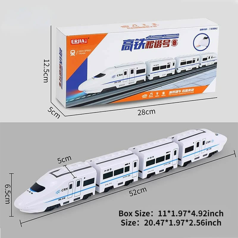 đČHot Saleđ„Elektriskt universaltĂ„g för simulering av höghastighetstĂ„g Harmony Train Toy