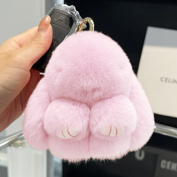 đđ° Handgjorda mjuka kanin PomPom-berlocker ïŒđBoxad utgĂ„vaïŒ