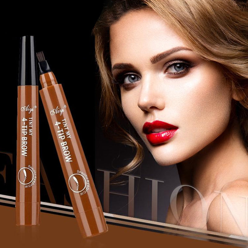 đ„KĂP 1 FĂ
 2 GRATISđ„  Naturlig ögonbrynspenna med 4 Ă€ndar, skapa snabbt snygg ögonbrynsmakeup