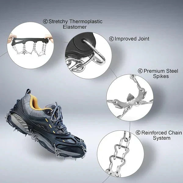 đ„Rekommendationer för utomhusbrukđ„ Uppgraderade snöstövlar med halksĂ€kra klor