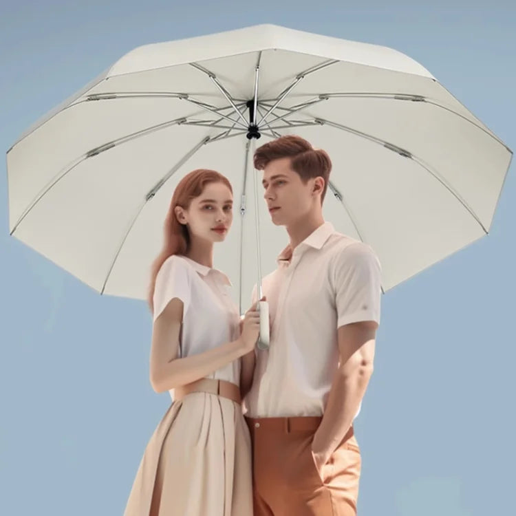 đHopfĂ€llbart parasoll för bĂ„de regn och solsken