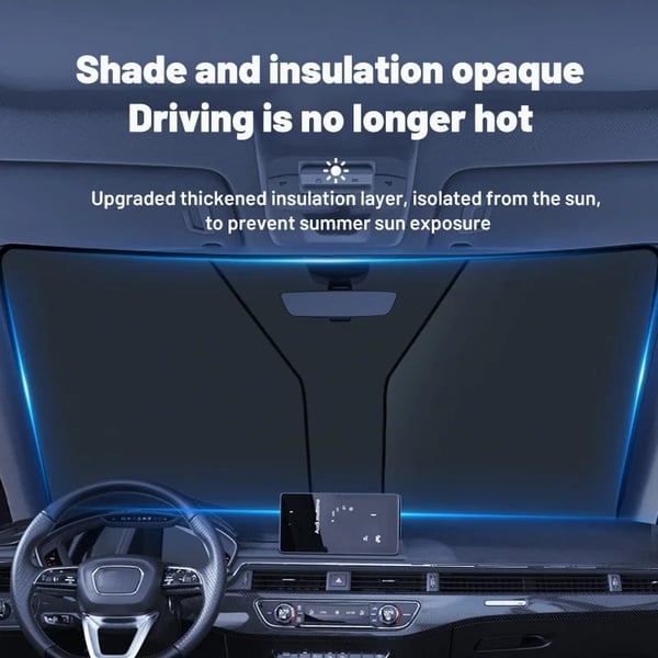 🔥Hot Sale🔥 Windshield Sunshade Foldable Sun Shield