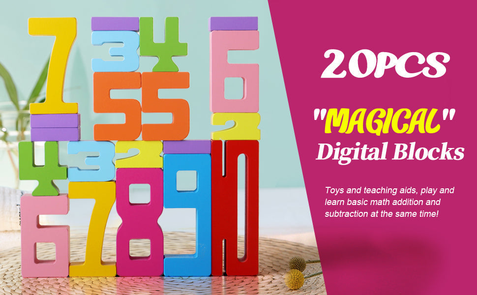 đ„2025 New Hot Products-50% OFFđ„Montessori-inspirerade nummerblock i trĂ€ - frigör ditt barns potential!