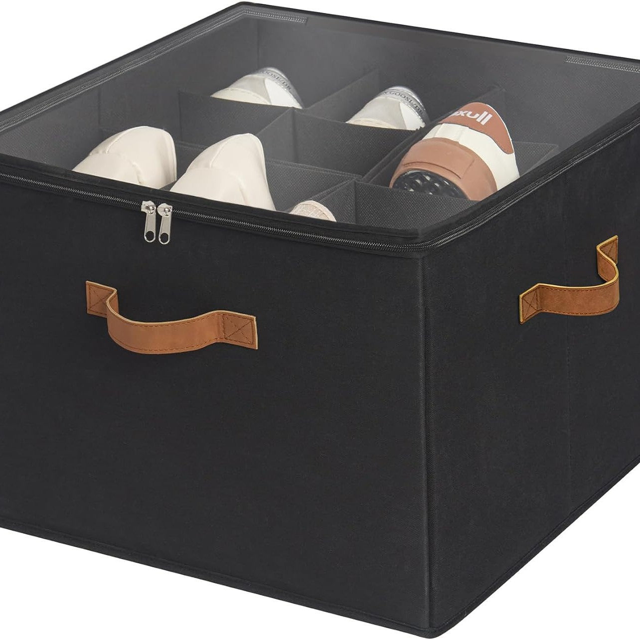 đ„FörvaringslĂ„da för skor i tyg