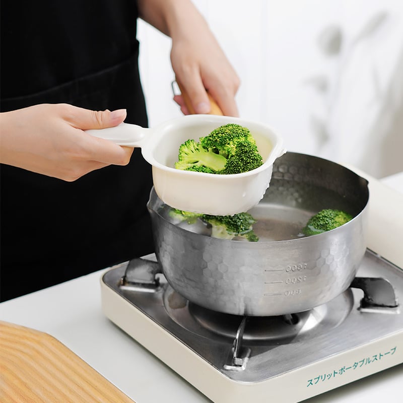 đ„Avrinningskorg med dubbla lager och handtag för kök