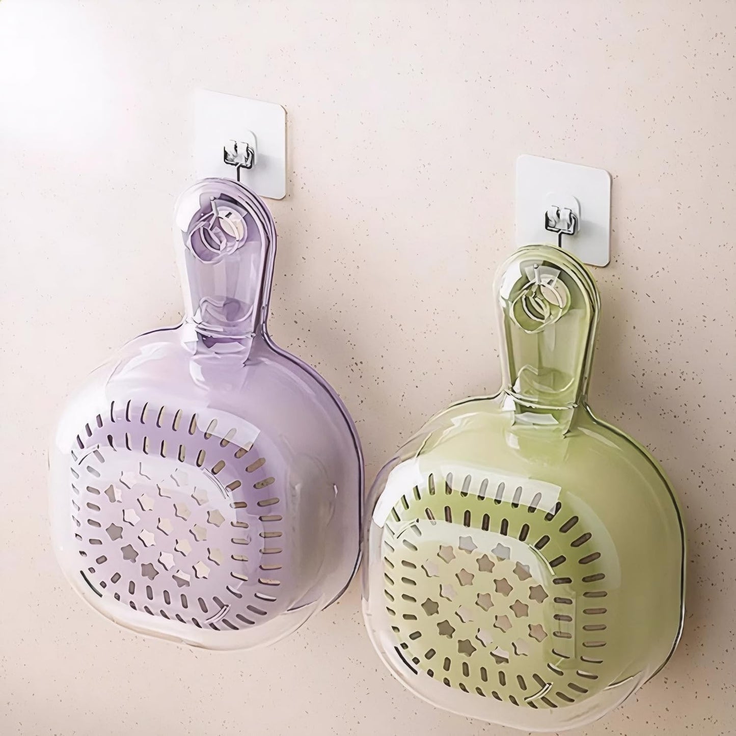 đ„Avrinningskorg med dubbla lager och handtag för kök