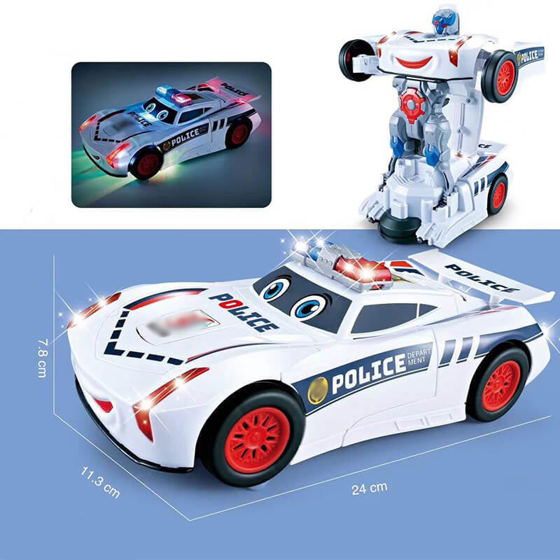 đ„2024 HOT SALEđ„Elektrisk Universal Deformation Police Toy Car