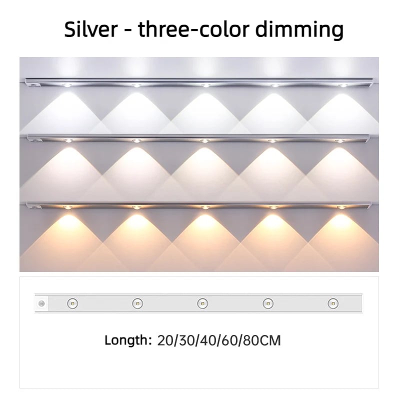 đĄ LED-skĂ„pbelysning med rörelsesensor đĄ