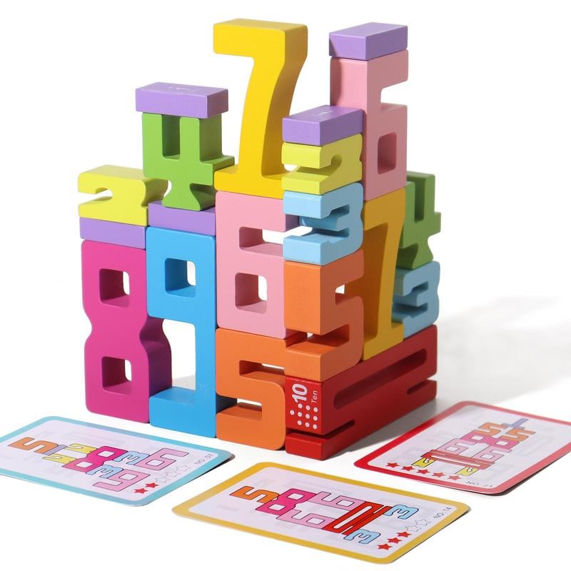 đ„2025 New Hot Products-50% OFFđ„Montessori-inspirerade nummerblock i trĂ€ - frigör ditt barns potential!