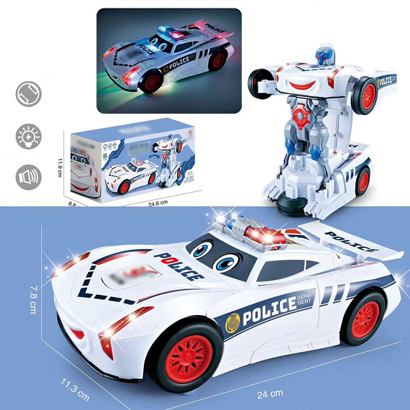 đ„2024 HOT SALEđ„Elektrisk Universal Deformation Police Toy Car