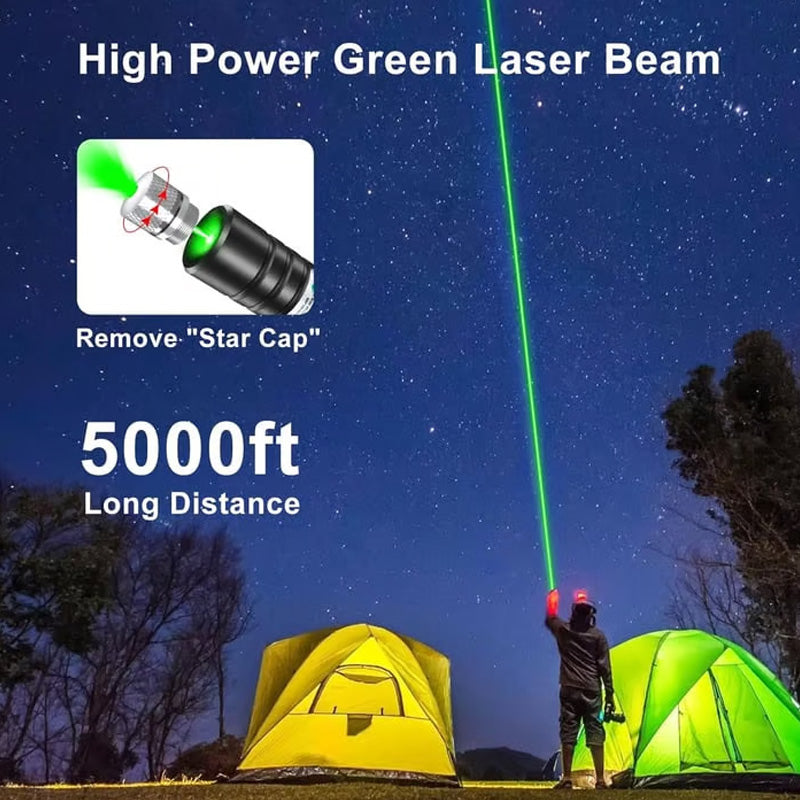 đ„HOT SALEđ„USB-uppladdningsbar laserficklampa med hög effekt