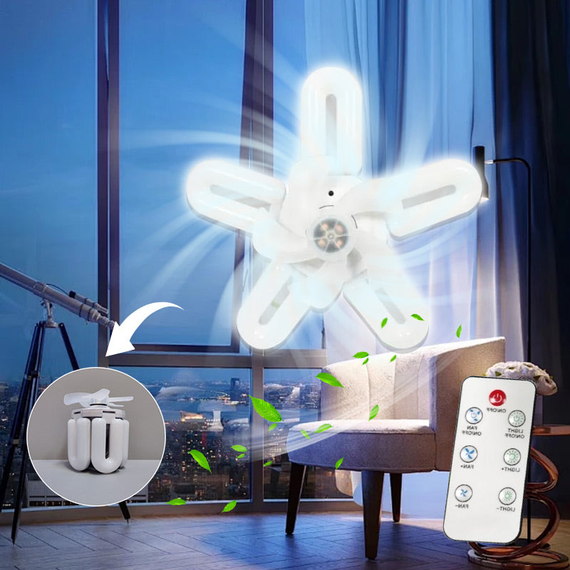 đ„Varm försĂ€ljningđ„ Vikbar kreativ flĂ€ktlampa