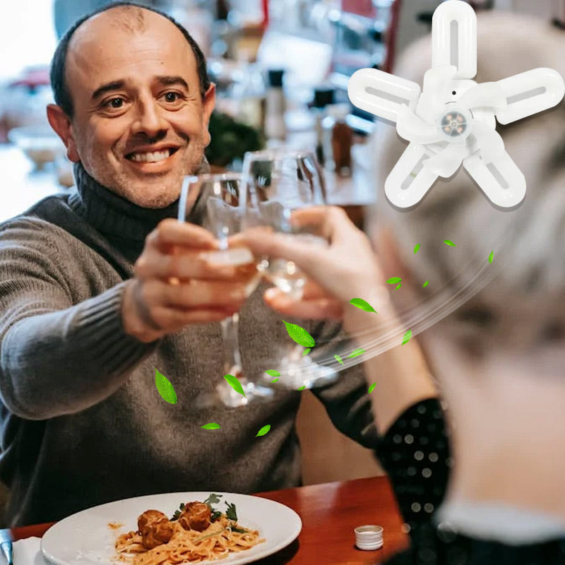 đ„Varm försĂ€ljningđ„ Vikbar kreativ flĂ€ktlampa