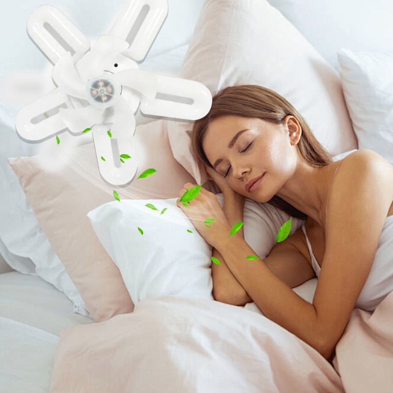 đ„Varm försĂ€ljningđ„ Vikbar kreativ flĂ€ktlampa