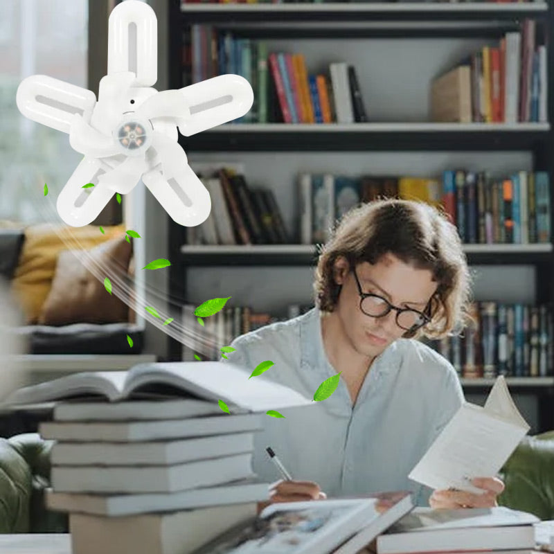 đ„Varm försĂ€ljningđ„ Vikbar kreativ flĂ€ktlampa