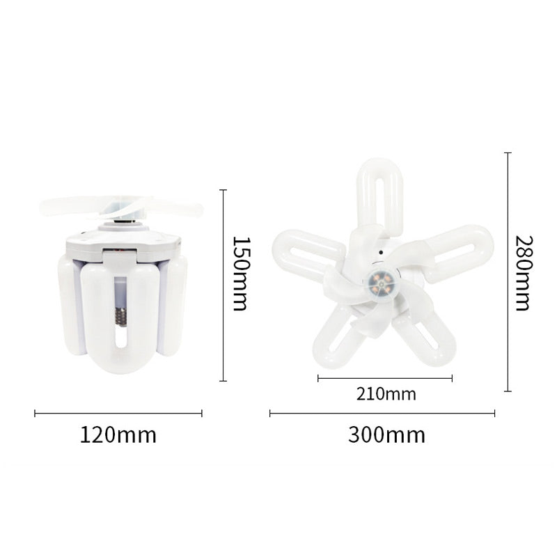 đ„Varm försĂ€ljningđ„ Vikbar kreativ flĂ€ktlampa