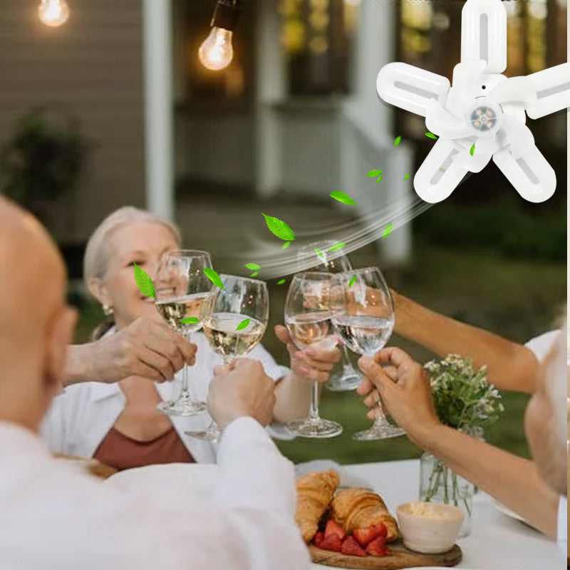 đ„Varm försĂ€ljningđ„ Vikbar kreativ flĂ€ktlampa