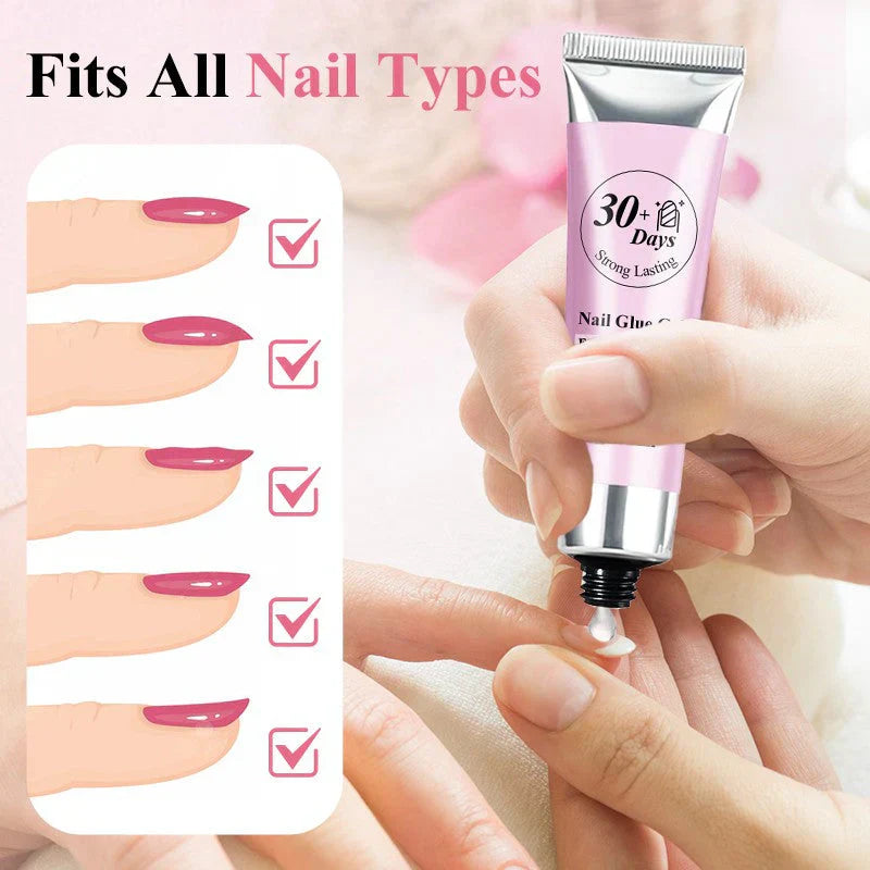 đ
Magic Solid Nail Glue Kit 3-i-1 nagelkonstkit