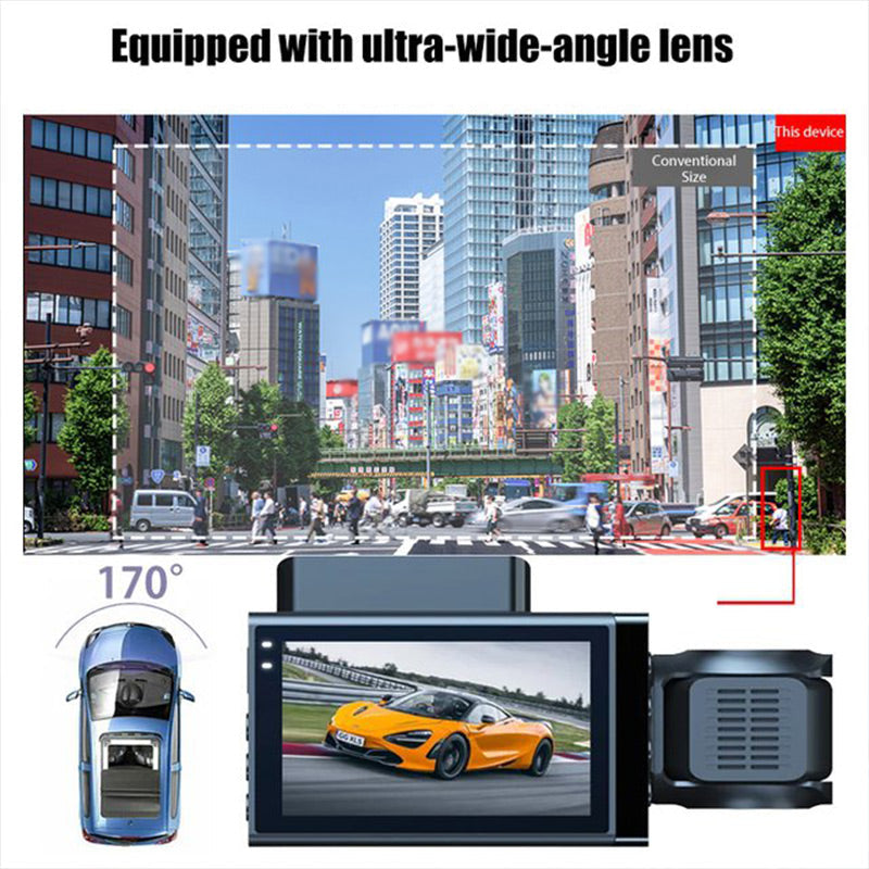 đ·2024 HD-WiFi-Car Camera with three recordingsđ