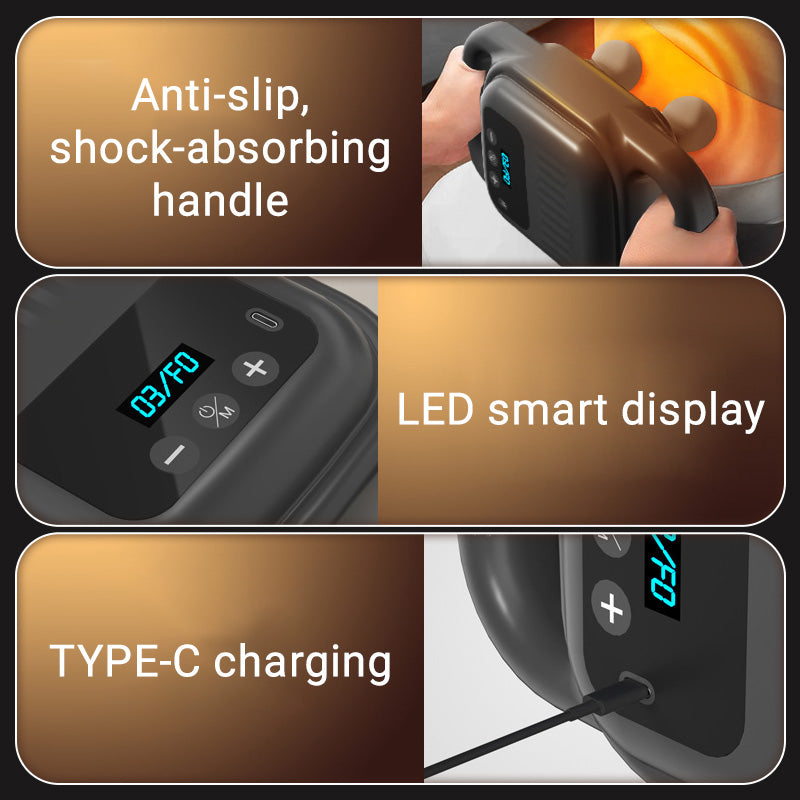 đïžââïžMassageapparat 4-huvud Fascial Gun