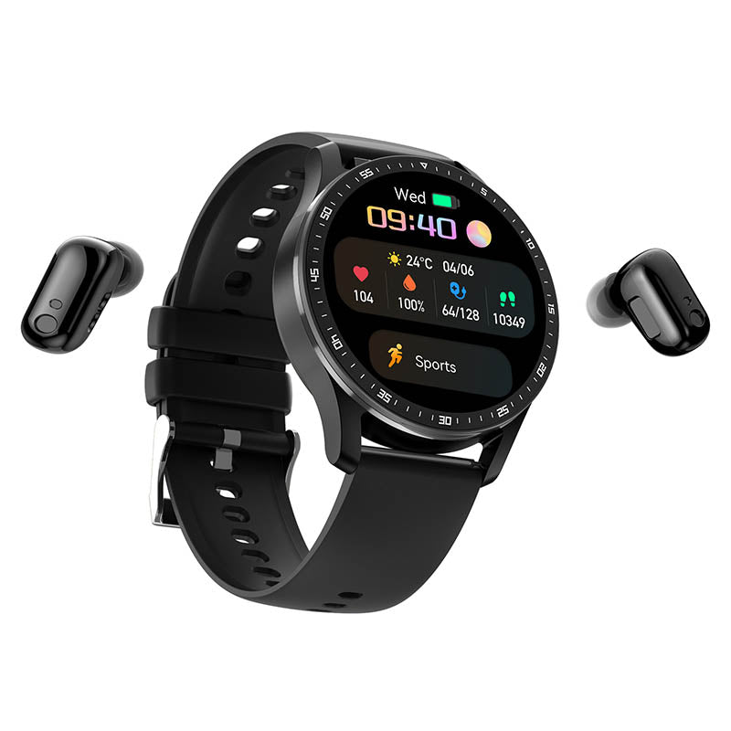 ✨2025 Ny teknik-2 I 1 SMARTWATCH MED HÖRLURAR (FÖR IPHONE OCH ANDROID)