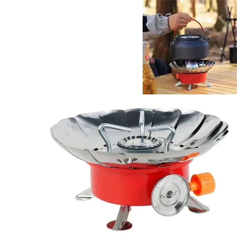 Bärbar Campinggasolspis