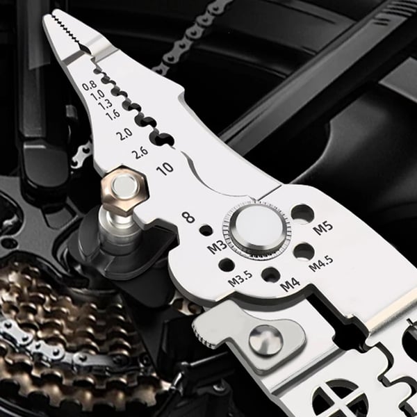 2024 Nyđ„ Multifunktionell avisoleringstĂ„ng Crimper kabelskĂ€rare