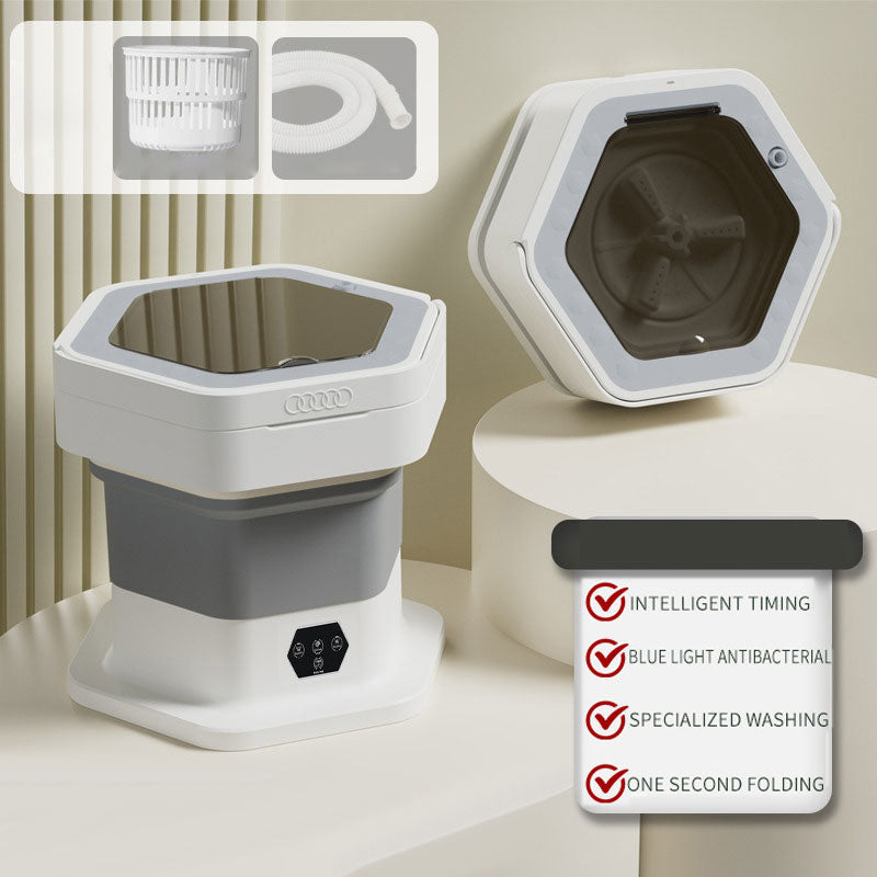 âšPortable Foldable Auto Washing Machineđ„