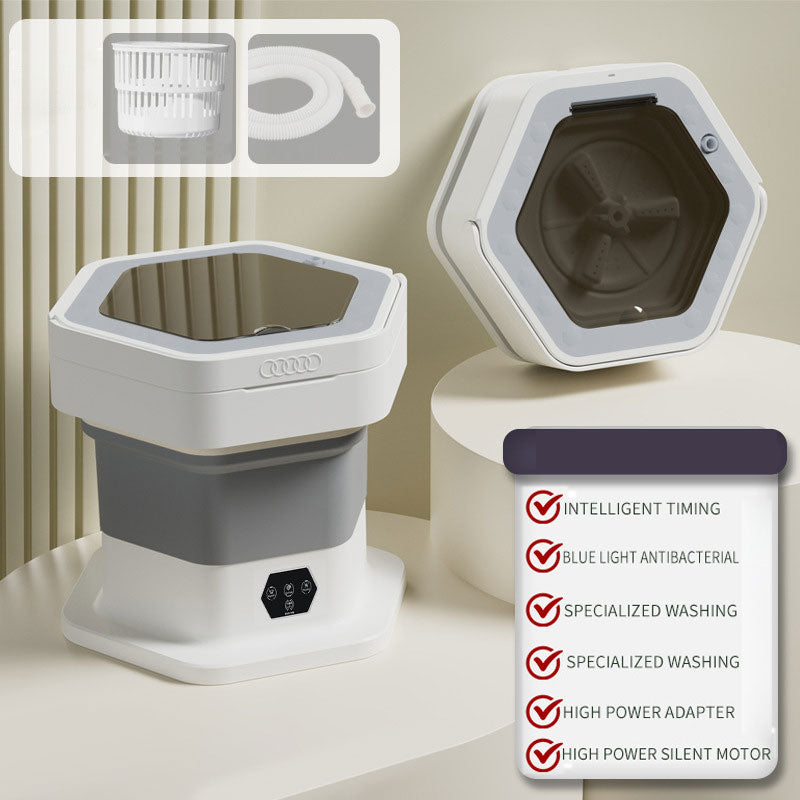 âšPortable Foldable Auto Washing Machineđ„