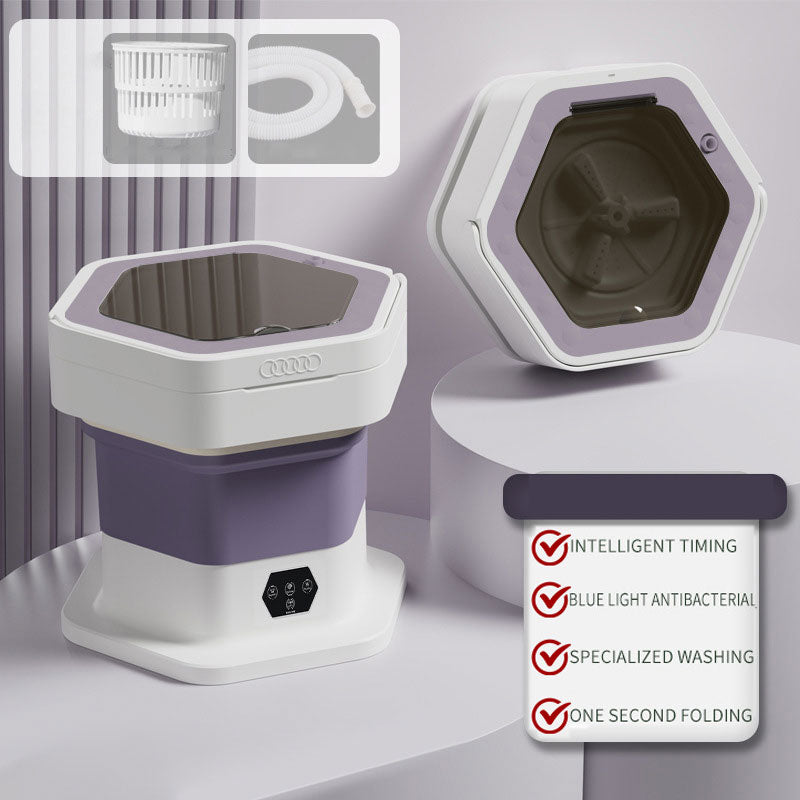 âšPortable Foldable Auto Washing Machineđ„
