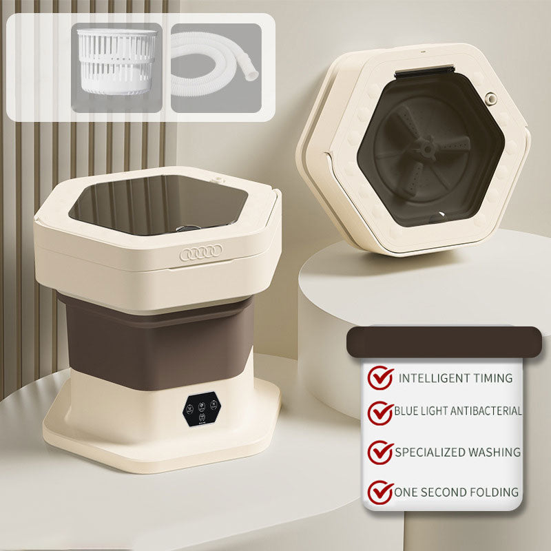 âšPortable Foldable Auto Washing Machineđ„