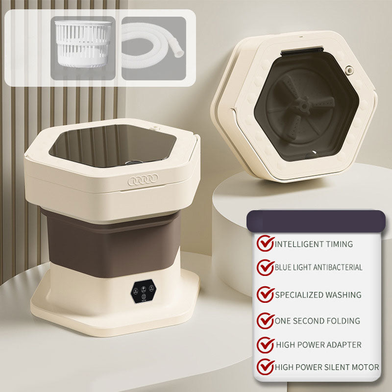 âšPortable Foldable Auto Washing Machineđ„