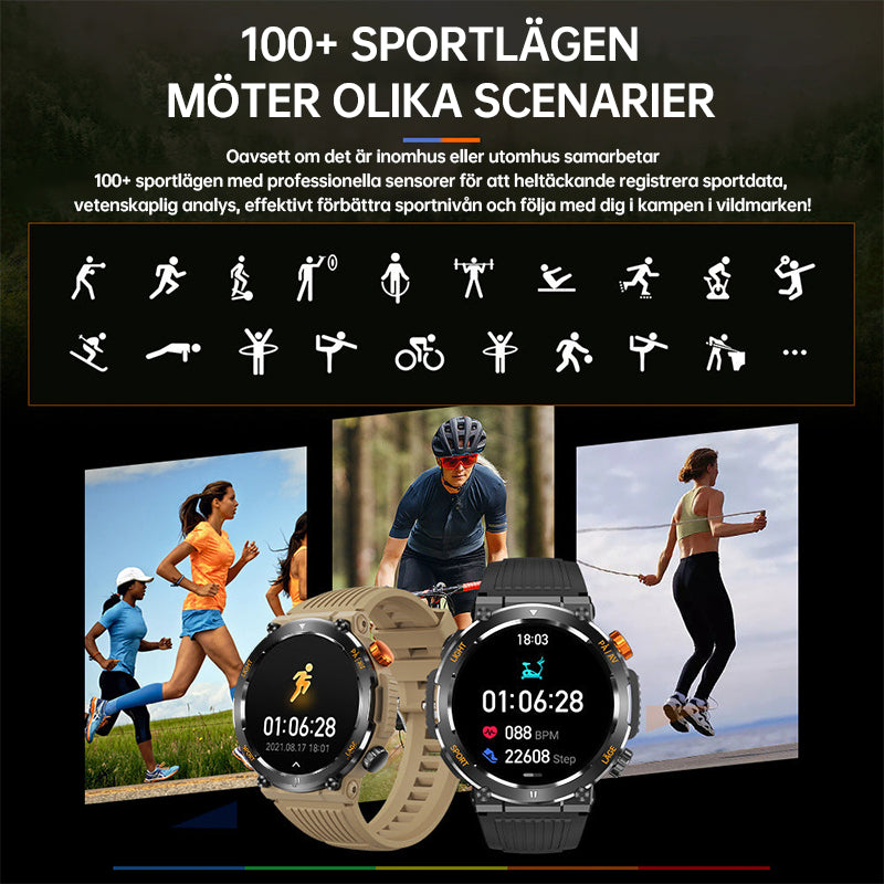 ⌚2024 NYTT🔥Sports Vattentät smartklocka för utomhusbruk(🔖Fri leverans🔥)
