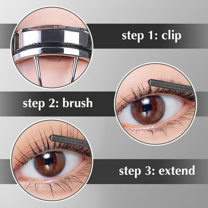 đKöp 1 fĂ„ 1 gratisđ3D Krullning Metallstav Mascara - VattentĂ„lig & LĂ„ngvarig