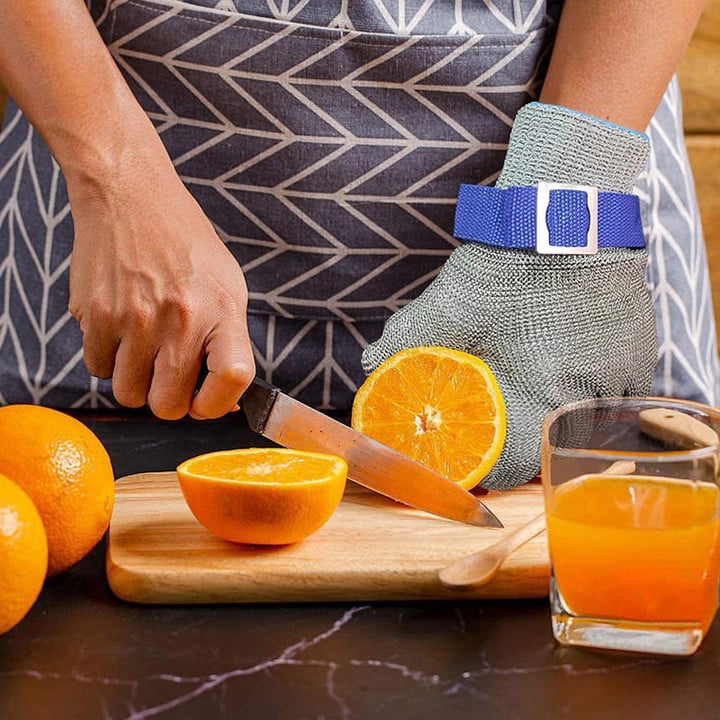 đ JulförsĂ€ljning đ Metallhandskar i rostfritt stĂ„l av livsmedelskvalitet