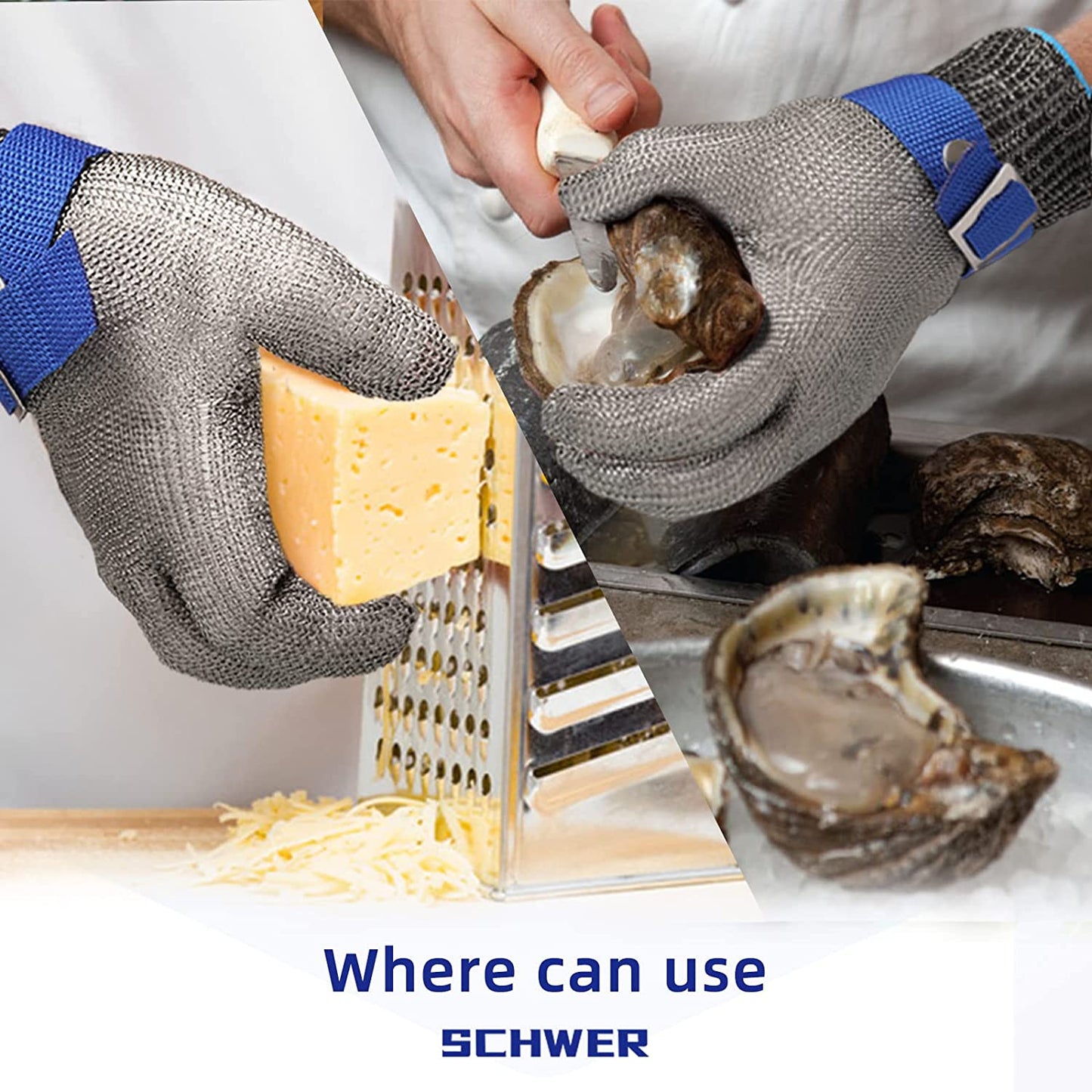 đ JulförsĂ€ljning đ Metallhandskar i rostfritt stĂ„l av livsmedelskvalitet