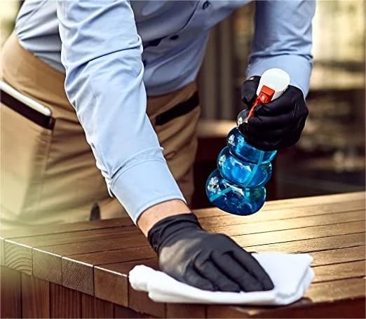 đŻEngĂ„ngshandskar av nitril, halkfria och reptĂ„liga