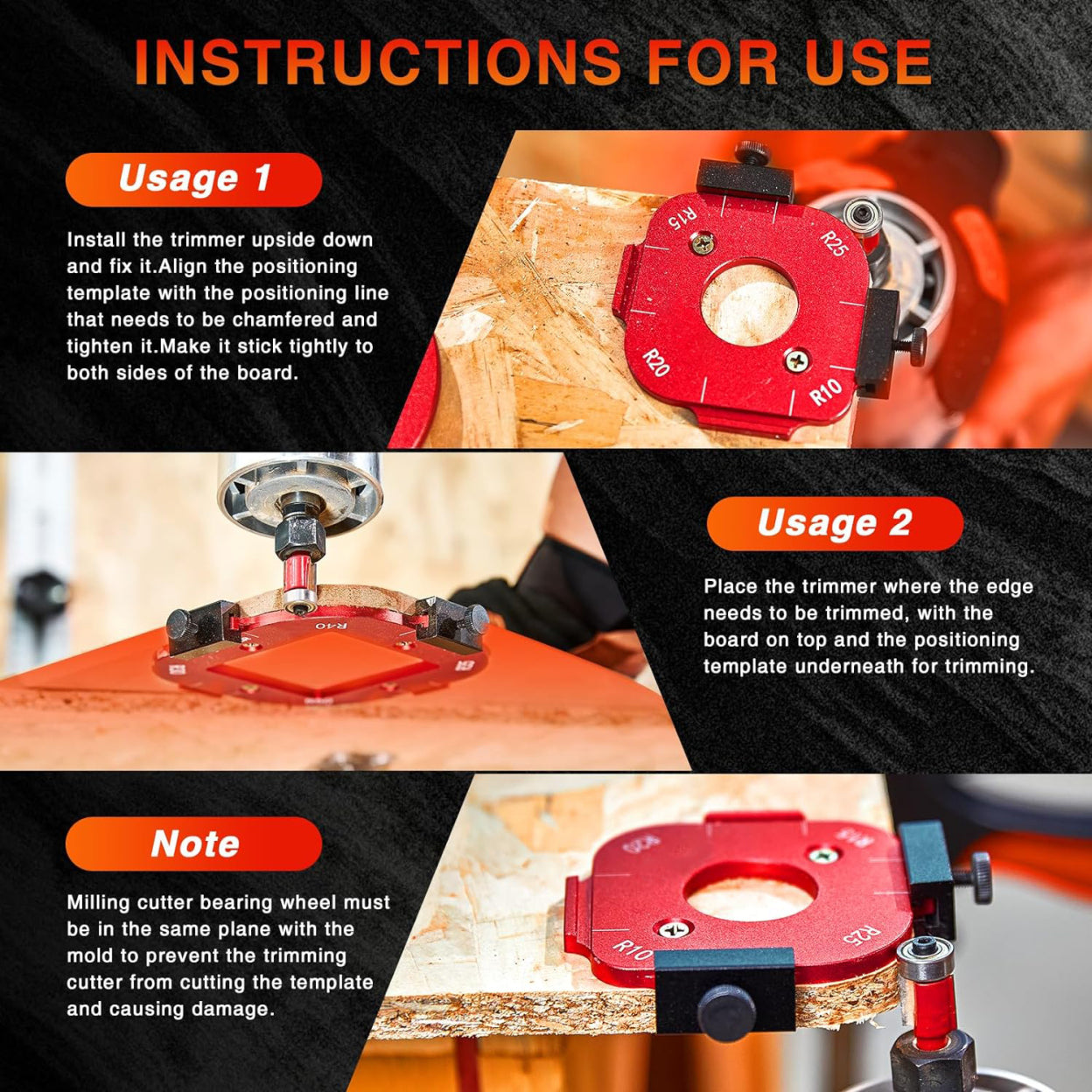 4 i 1 bĂ„gvinkelpositioneringsmall av aluminiumlegeringđ„