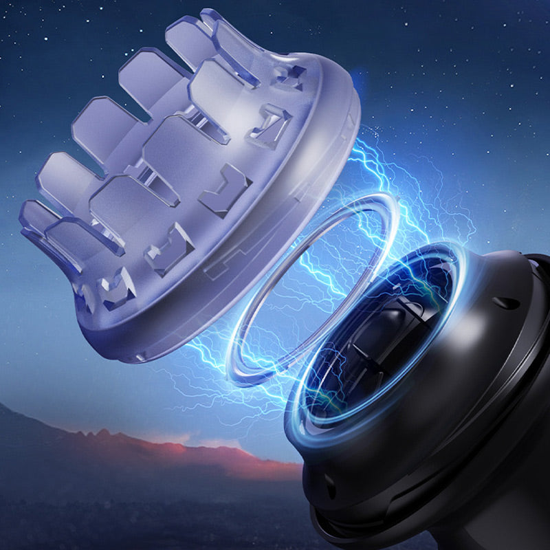 Sladdlös cirkulär hårklippare med LED-display