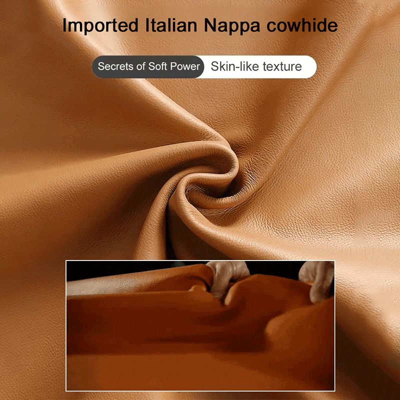 đ2024đ„MĂ„ngsidig crossbody-vĂ€ska i lĂ€der för kvinnorđ